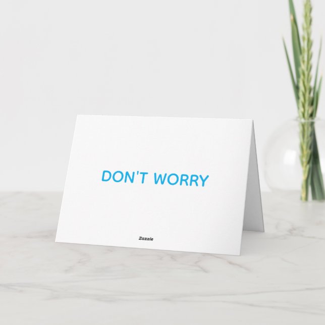 Whoosah Just Relax Card (Back)