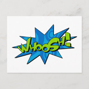 Whoosh Comic Book Postcard