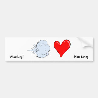 Whooshing Love Bumper Bumper Sticker