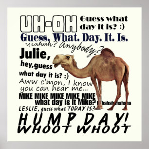Whoot Whoot! Hump Day Poster