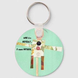 Who's b n difficult it's nature "Autism Speaks" Key Ring