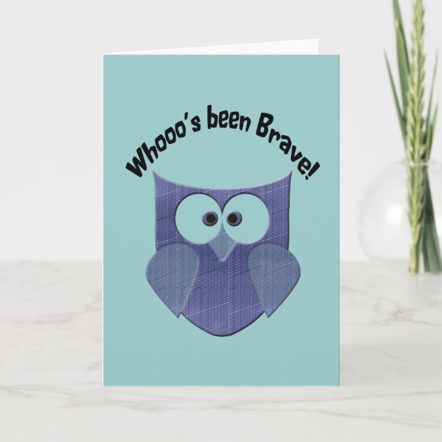 Who's been brave greeting Card (Front)