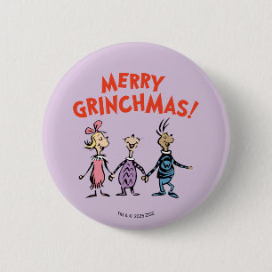 Whos Holding Hands Merry Grinchmas 6 Cm Round Badge