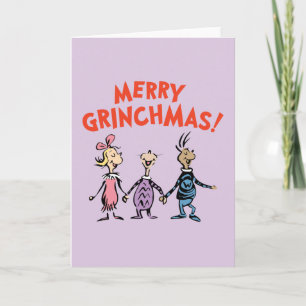 Whos Holding Hands Merry Grinchmas Card