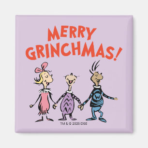 Whos Holding Hands Merry Grinchmas Magnet