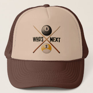 Whos Next 8 and 9 Ball Trucker Hat
