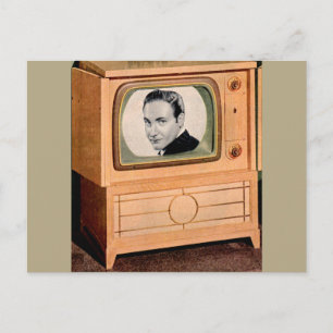 Who's on TV? Postcard