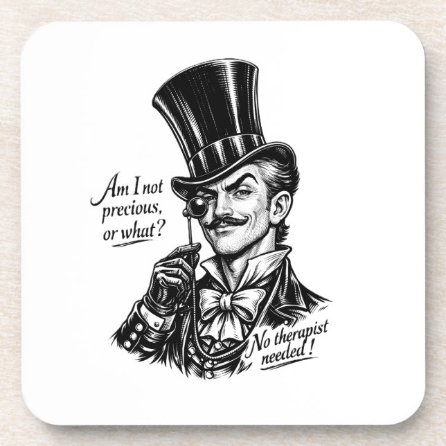 Who's precious?! Witty Lord caricature Coaster (Front)
