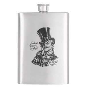 Who's precious?! Witty Lord caricature Hip Flask