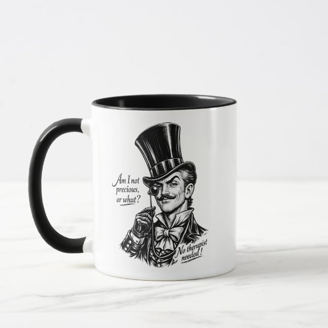 Who's precious?! Witty Lord caricature Mug (Left)