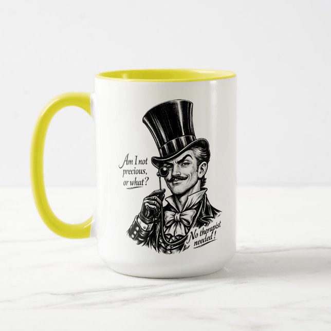 Who's precious?! Witty Lord caricature Mug (Left)