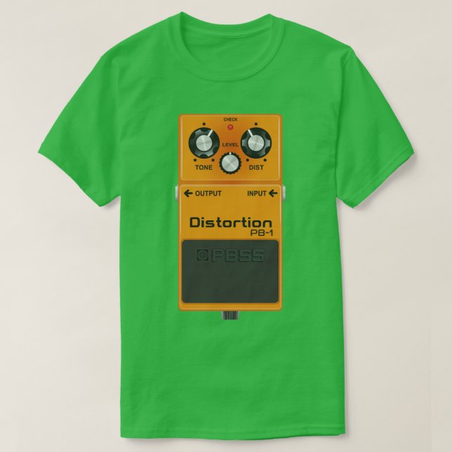 Whos The Boss Distortion  T-Shirt (Design Front)