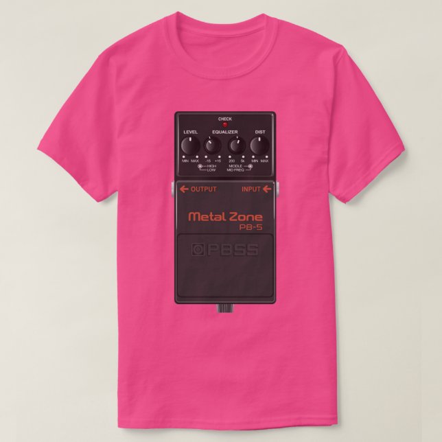 Whos The Boss Metal Zone  T-Shirt (Design Front)