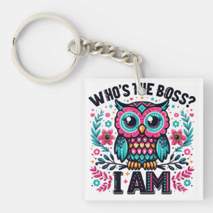 Who's the boss owl key ring