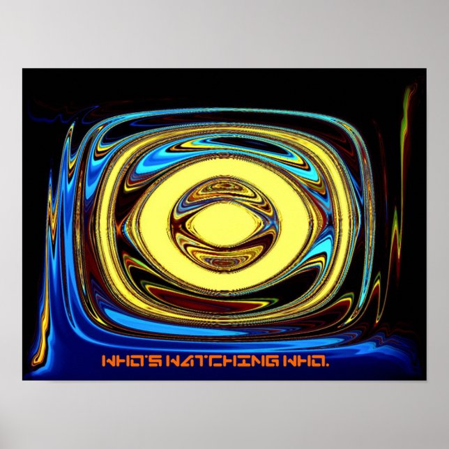 Who's watching Who. Poster (Front)