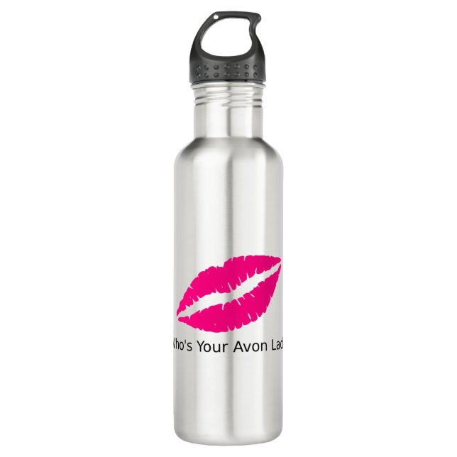 Who's Your Avon Lady Lips 710 Ml Water Bottle (Front)