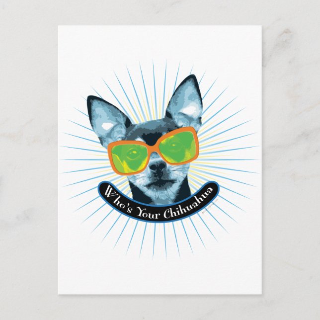 Who's Your Chihuahua? Postcard (Front)