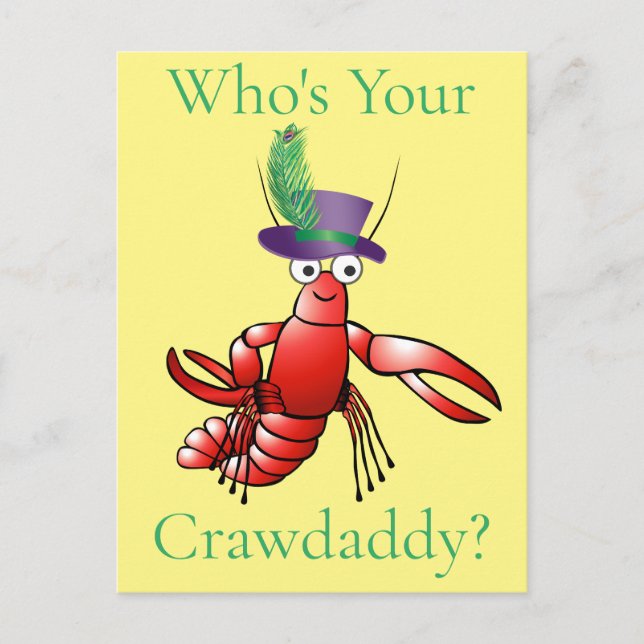 Who's Your Crawdaddy? Thunder_Cove Postcard (Front)