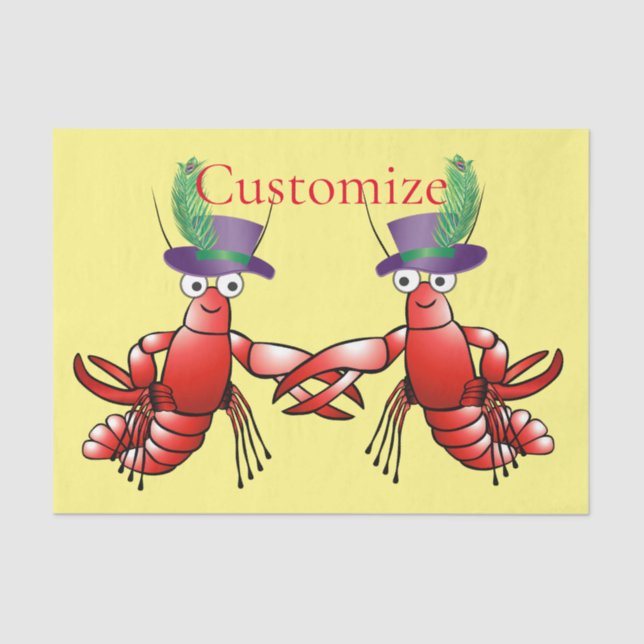 Who's Your Crawdaddy? Thunder_Cove Tissue Paper (Front)