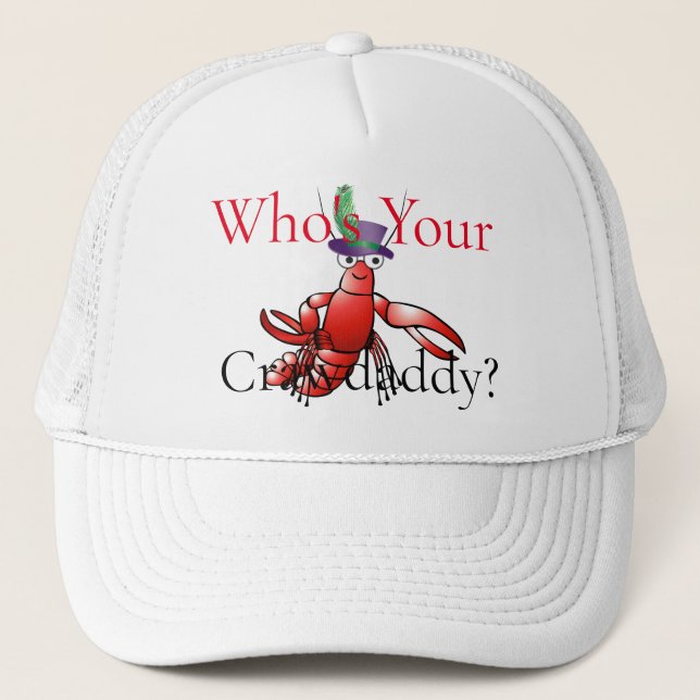 Who's Your Crawdaddy? Thunder_Cove Trucker Hat (Front)