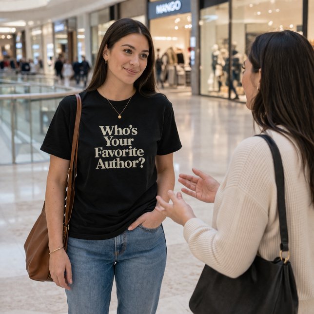 Who's Your Favourite Author? Reading T-Shirt (Creator Uploaded)
