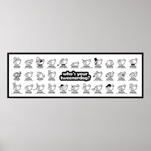 who's your tweenerdog? design #1 Poster