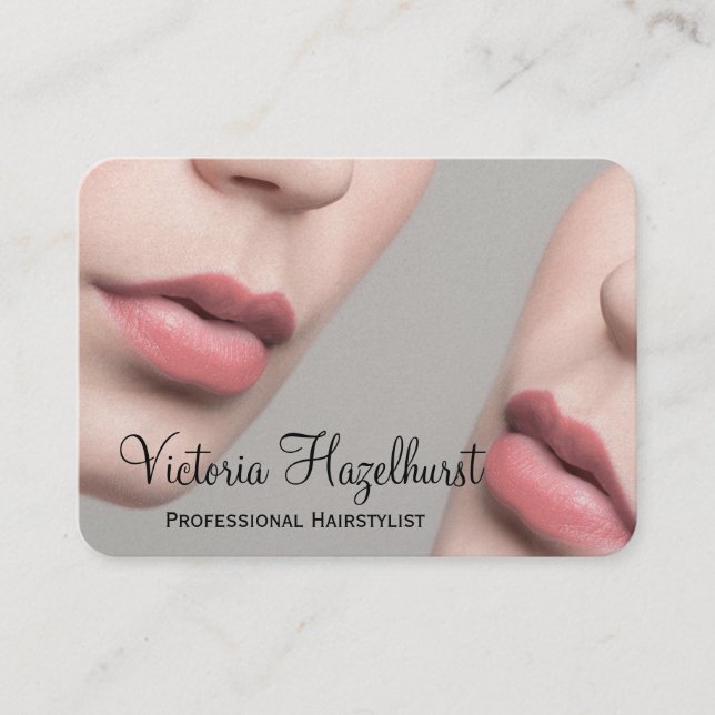 Whose doing your hair Professional Business Card (Front)