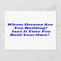 Whose Dreams?  Post Cards