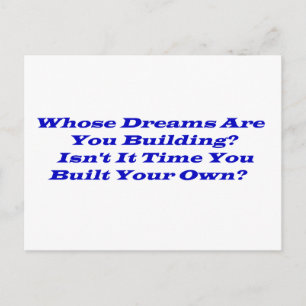 Whose Dreams?  Post Cards