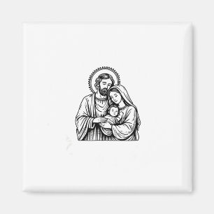 Whose God White Baby Is This Funny Christmas Magnet