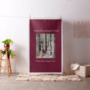 Whose Woods these are…I think I know!  Fabric