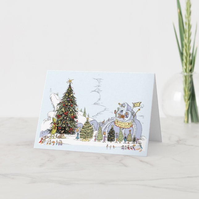 Whoville Christmas Tree Contest Card (Front)