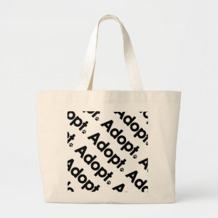 WHS Adopt Logo Large Tote Bag