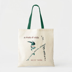 Whte Billed Toucan Tote Bag