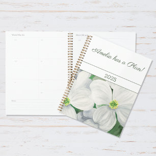 Whte Dogwood Planner