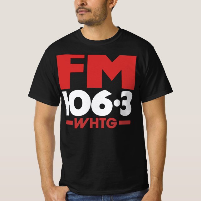 WHTG 106.3 FM Radio t-Shirt _ Hoodie (Front)