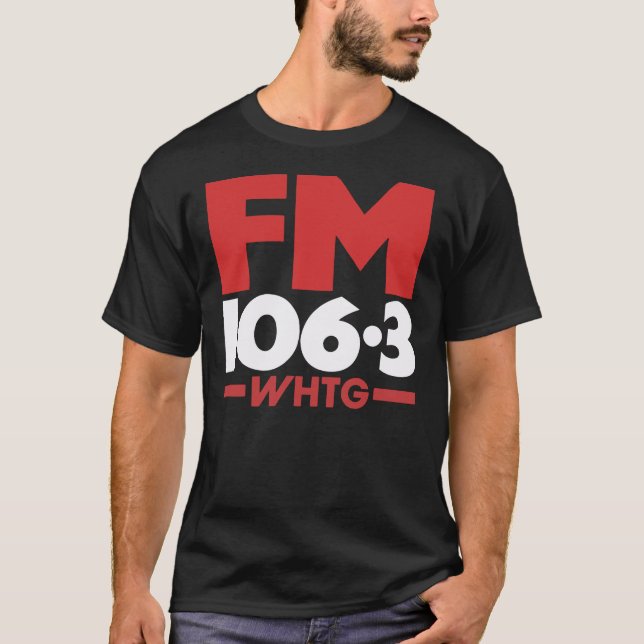 WHTG 106.3 FM Radio t-Shirt _ Hoodie (Front)