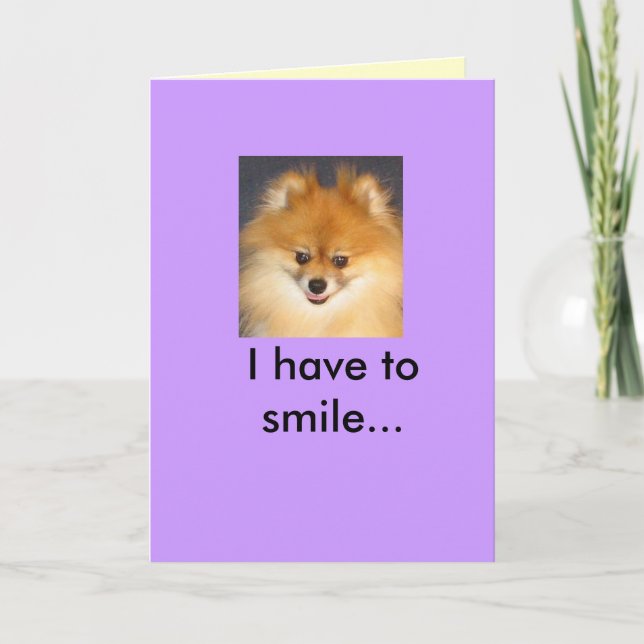 Why am I Smiling? Card (Front)