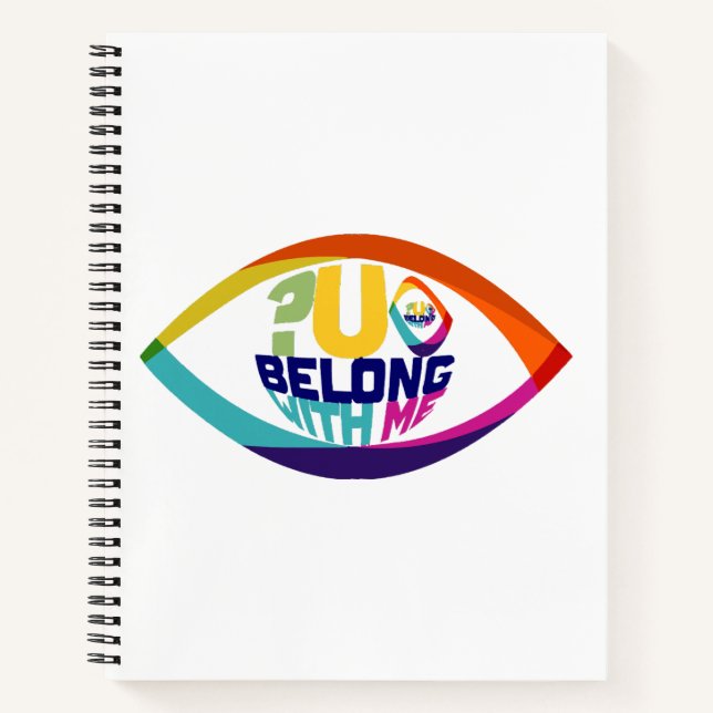Why Can't You See You Belong With Me Notebook (Front)
