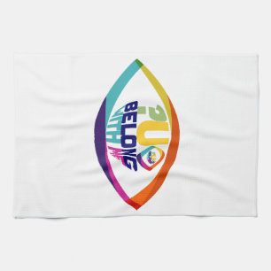 Why Can't You See You Belong With Me Tea Towel