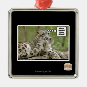 Why do dogs find this so difficult? metal tree decoration