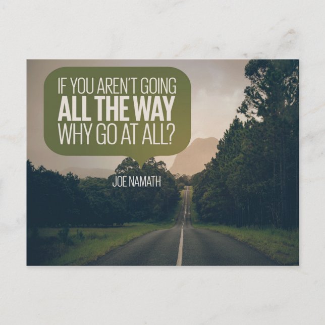 Why Go At All Postcard (Front)