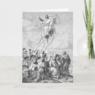 Why he's showing up.  (Christmas/Easter etc.) Holiday Card