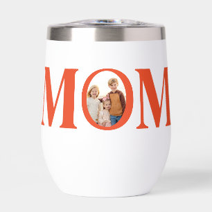 Why I Like Wine Personalised Photo Mum Orange