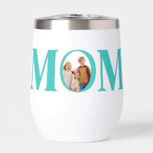 Why I Like Wine Personalised  Photo Mum Turquoise