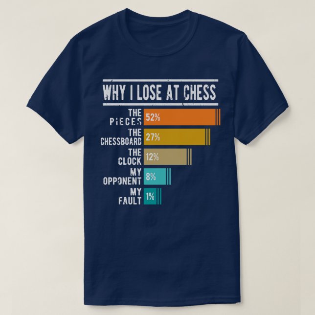 Why I Lose At Chess T-Shirt (Design Front)