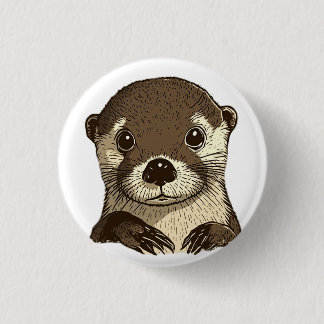 Why I otter 3 Cm Round Badge