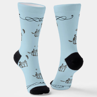 Why is a Raven Like a Writing Desk? - Crew Socks