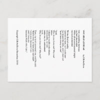 WHY JESUS LOVES ME - Postcard