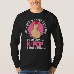 Why Should K Pop & Watch K Drama Bubble Tea T-Shirt